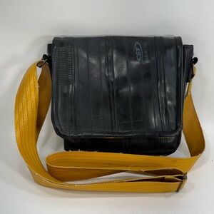 Upcycled Recycled Bike Tube Tire Crossbody Bag Purse